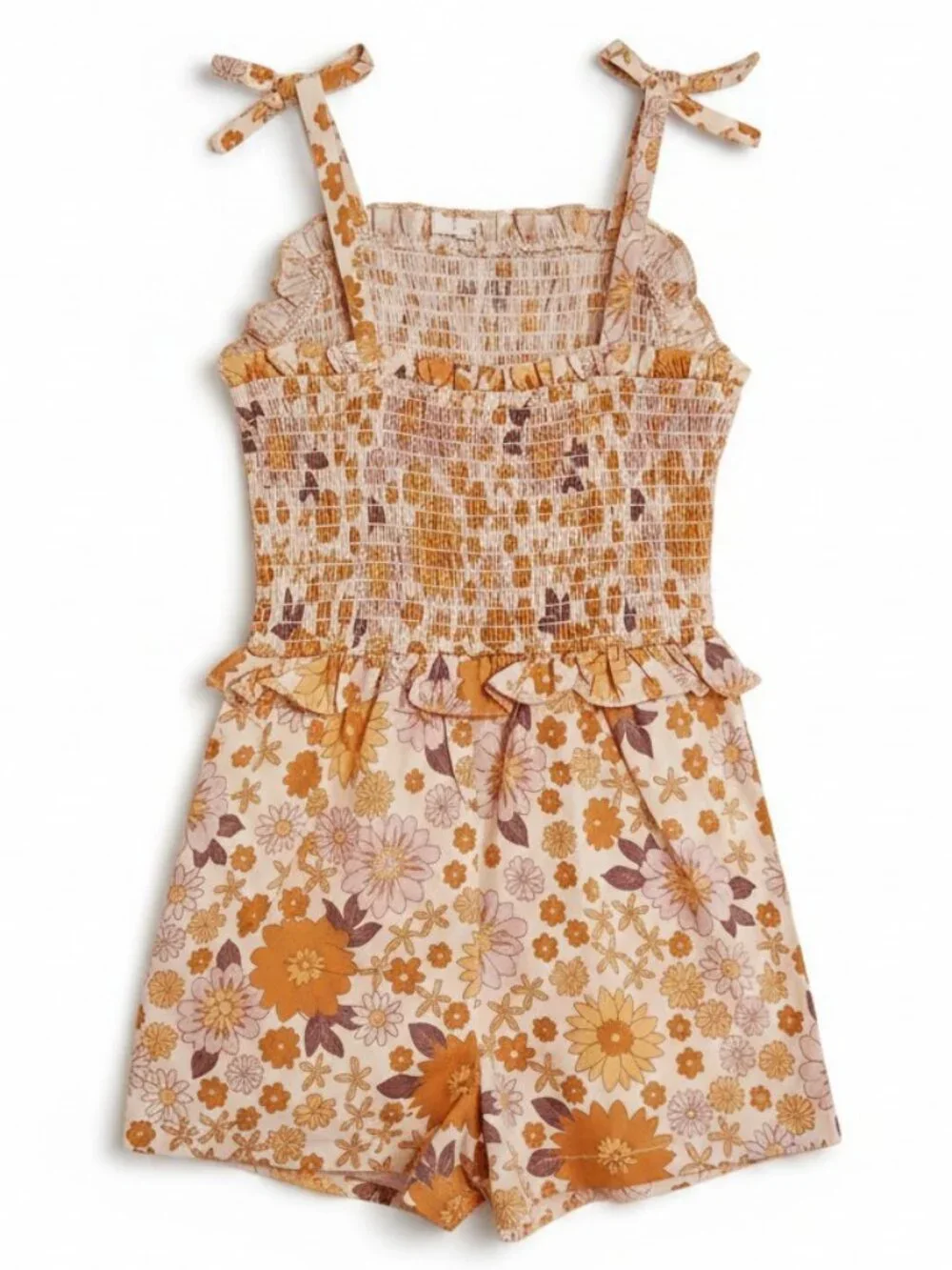 Tahari Girl Floral Romper - NWT